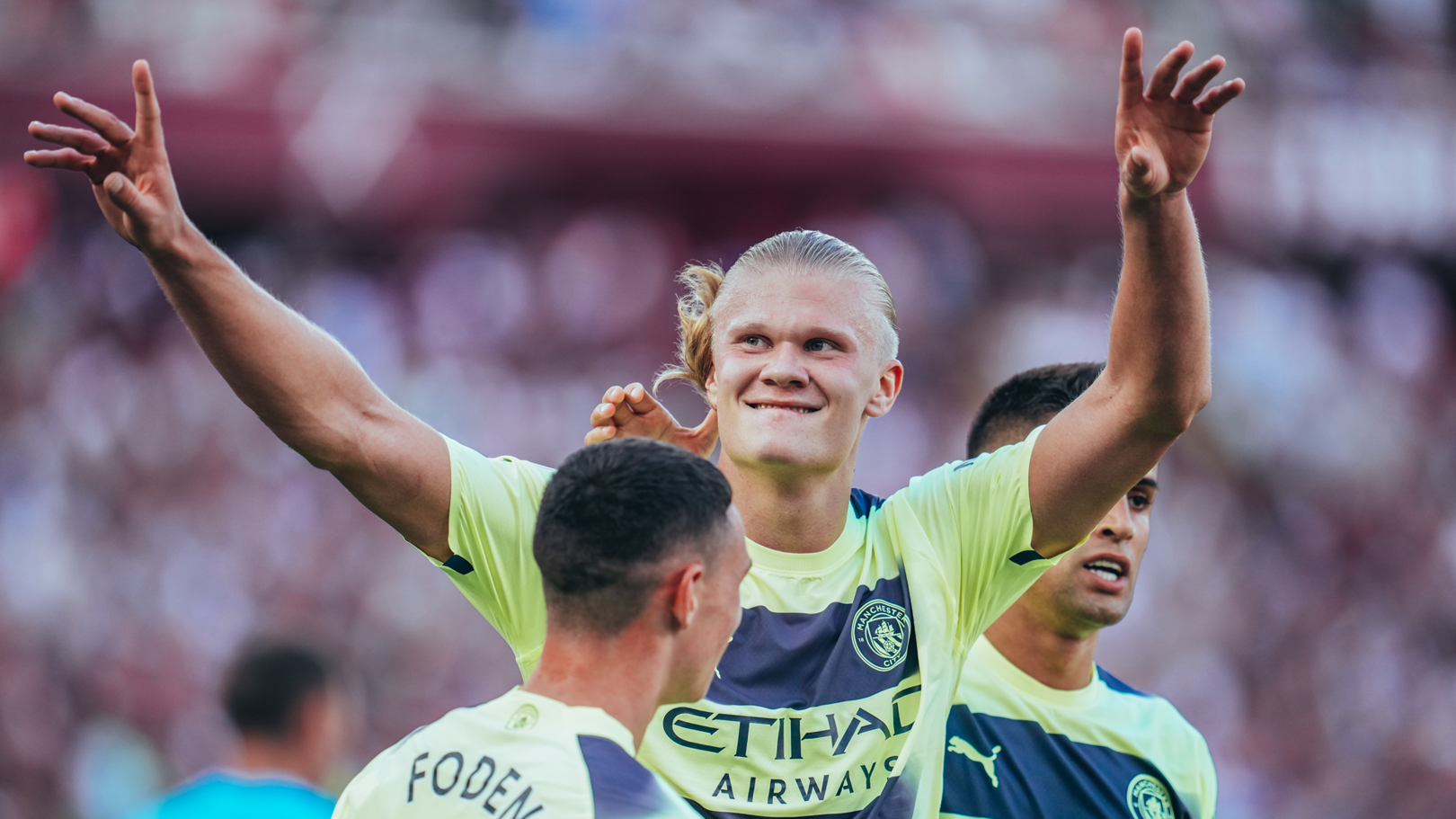 Haaland, encantado tras debutar en la Premier League