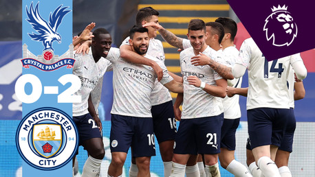Palace 0-2 City: Brief highlights