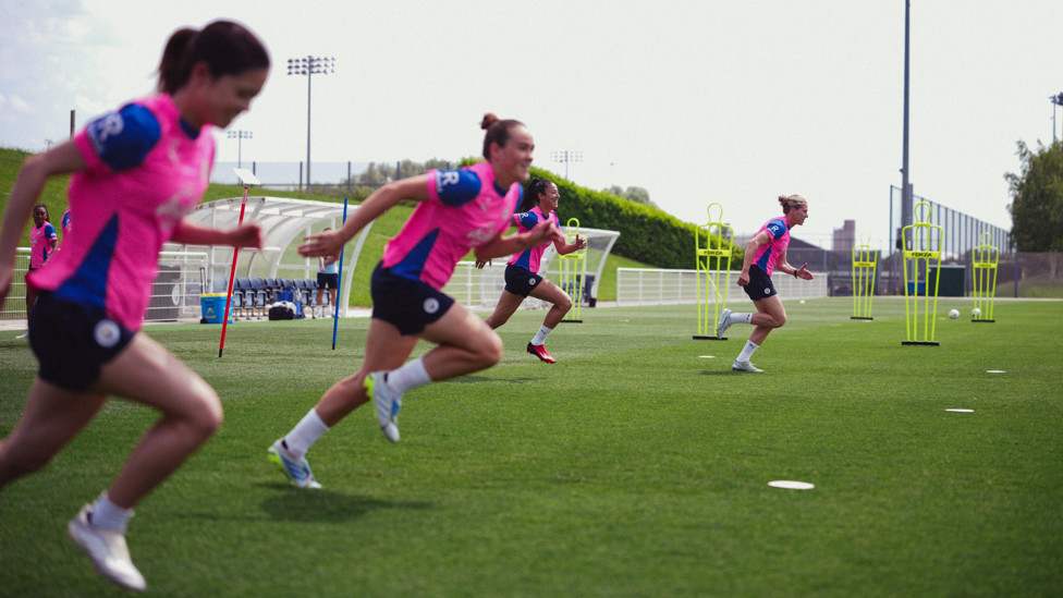 GO! : Sprinting drills up next!