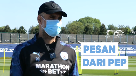 Guardiola Mendorong Fans Tetap Mengikuti Anjuran Hadapi Covid-19