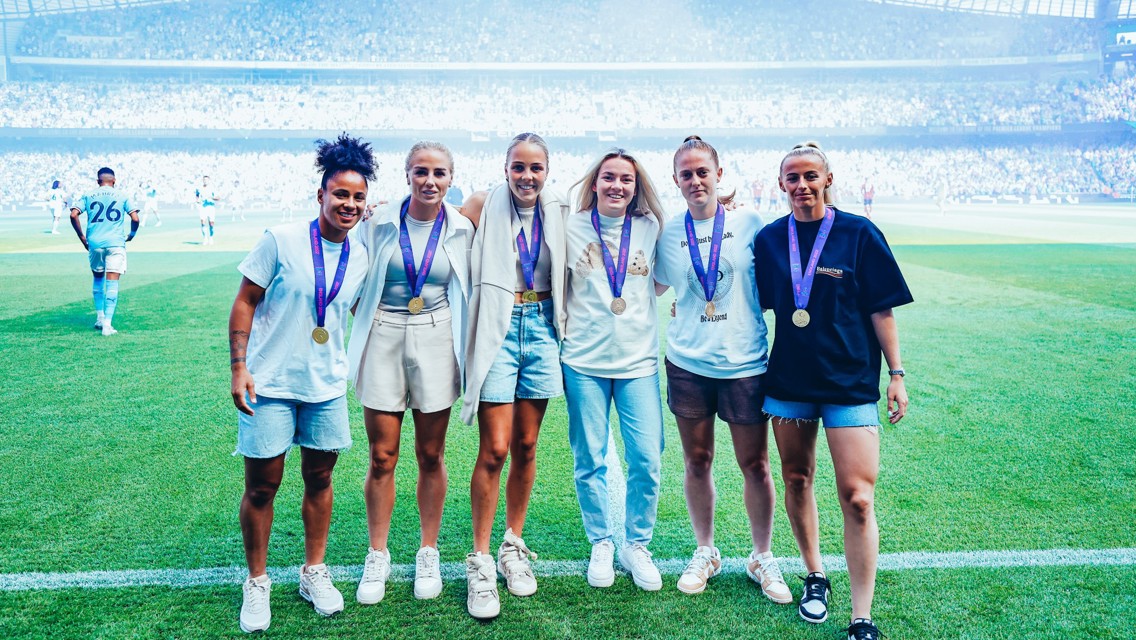 Gallery: City’s Lionesses celebrate Euros success at Etihad Stadium