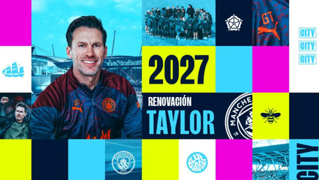 Taylor renueva con el City hasta el 2027