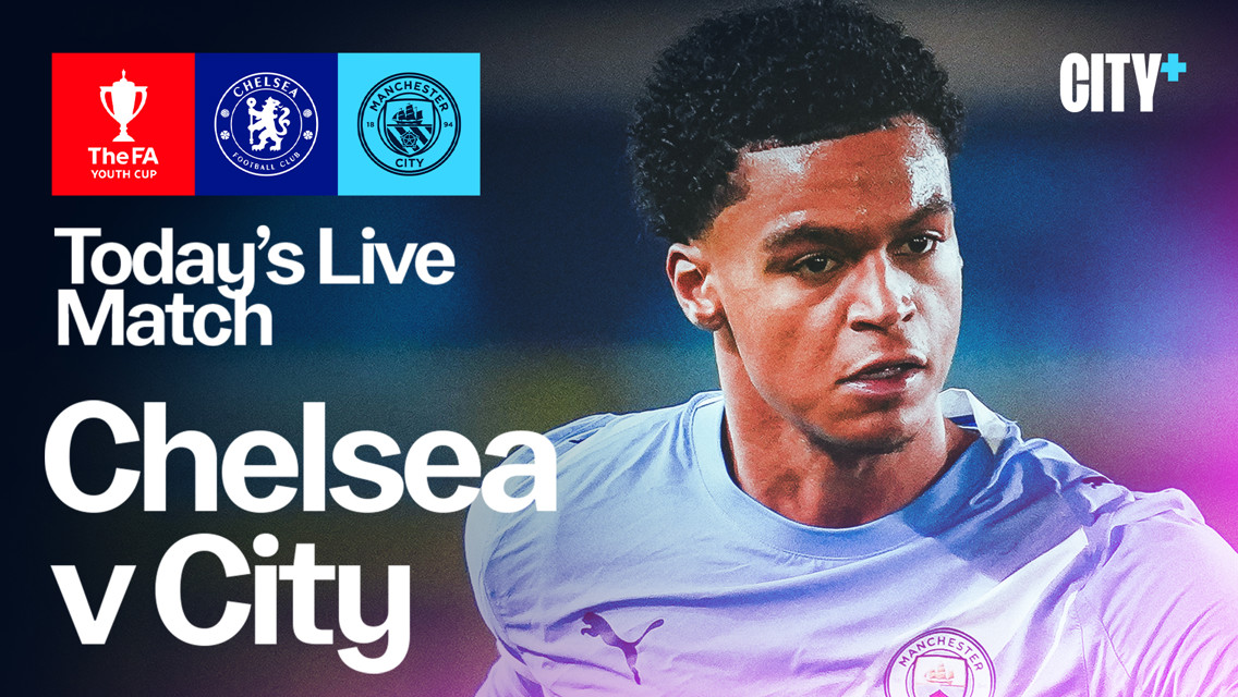 Watch City's FA Youth Cup trip to Chelsea live on CITY+ tonight