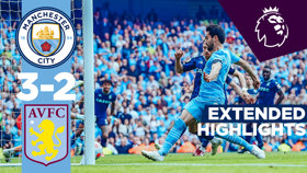 City 3-2 Aston Villa: Cuplikan Panjang