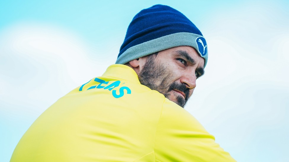 THOUGHTFUL : Ilkay Gundogan reflects on City's important win
