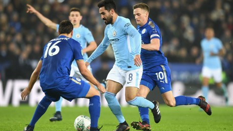ORCHESTRATOR: Ilkay Gundogan's driving run was key to City's opening goal.