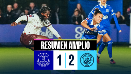 Everton 1-2 City: resumen