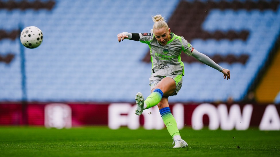 SKIPPER : Alex Greenwood looking to get the ball forward quickly