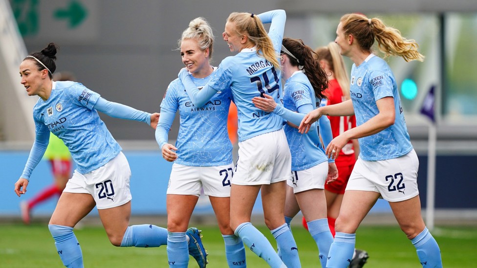 AMONG THE GOALS : The defender got on the scoresheet for the first time in May 2021 against Birmingham City