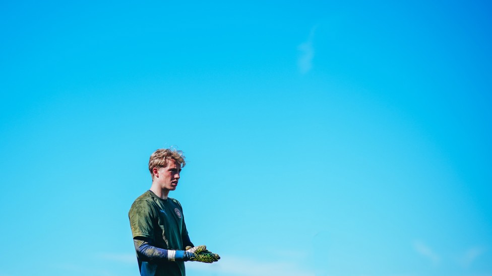 EYES ON THE PRIZE: : Spike Brits on the training field
