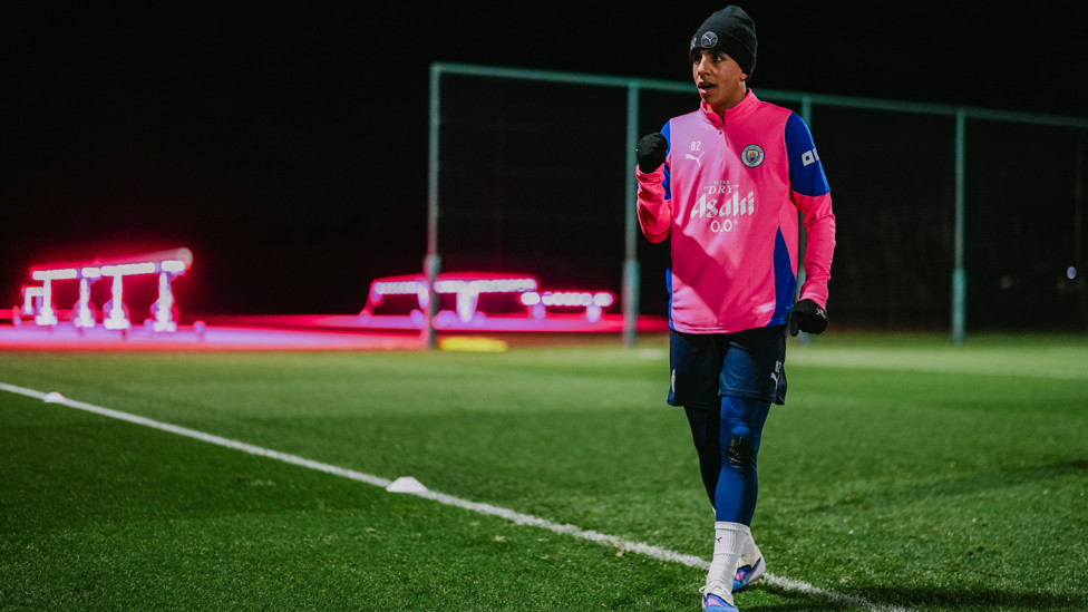 ONE OF OUR OWN  : Rico Lewis putting in the work.