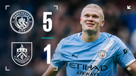 Brief highlights: City 5-1 Burnley