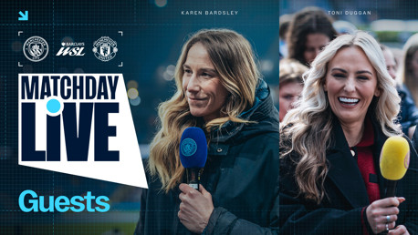 Toni Duggan and Karen Bardsley set for United Matchday Live