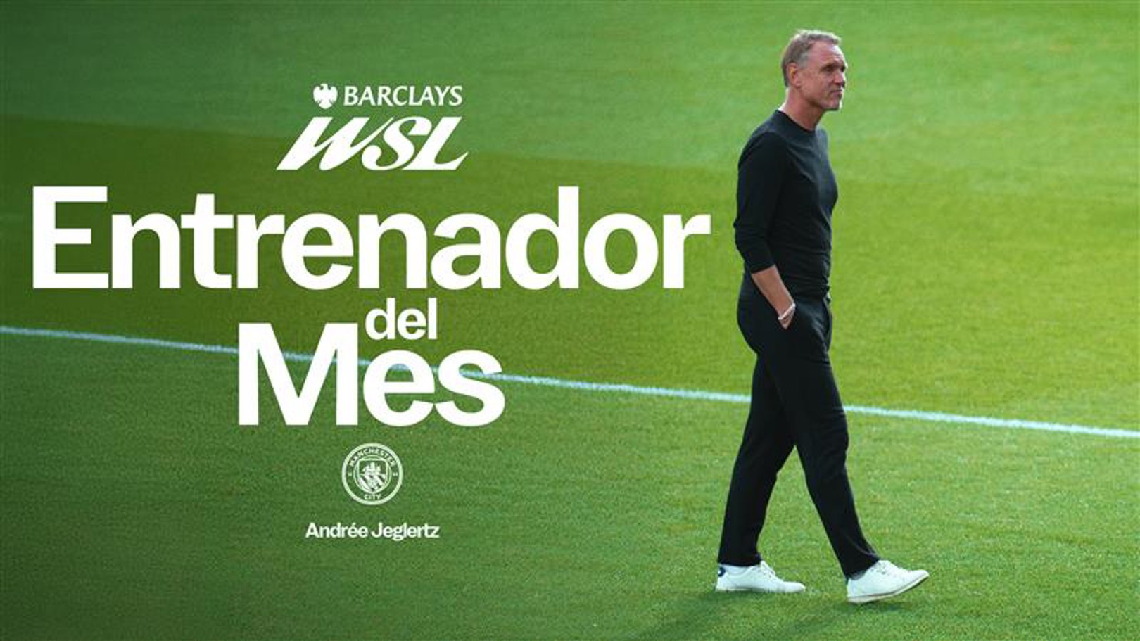 Andrée Jeglertz vuelve a ser Entrenador del Mes de la WSL