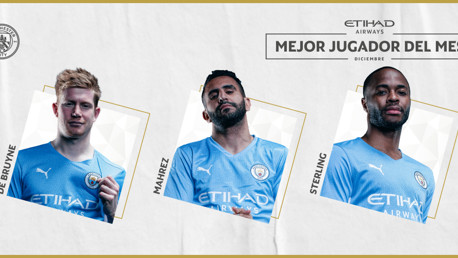 Jugador Etihad del Mes: ¡Votación para diciembre ya abierta!