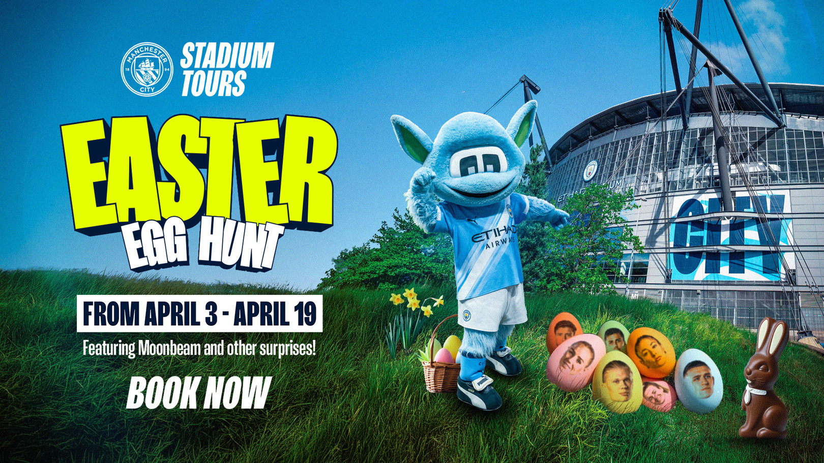 Meet Moonbeam and take part in our Easter Egg Hunt this Easter!