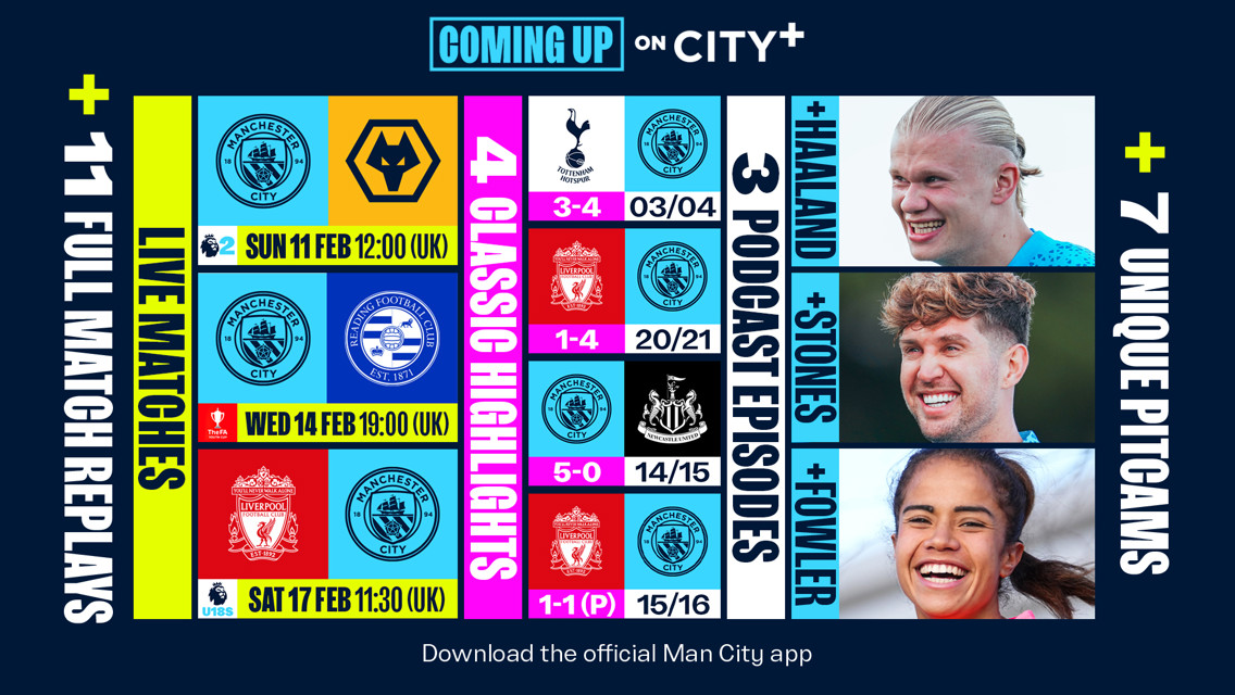 Coming up on CITY+ in February