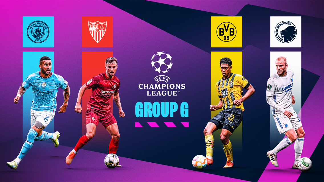 Champions League draw: City to face Sevilla, Dortmund and Copenhagen