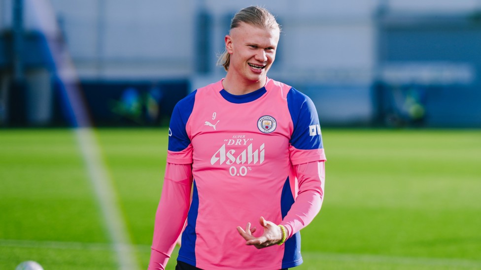 NUMBER NINE : Erling Haaland sharpens up