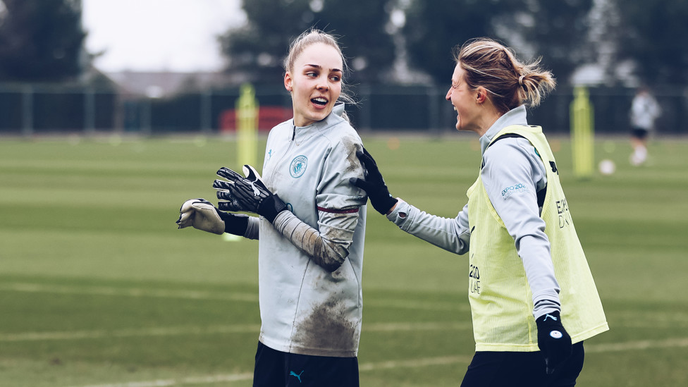 Ellen White is happy to see Ellie back
