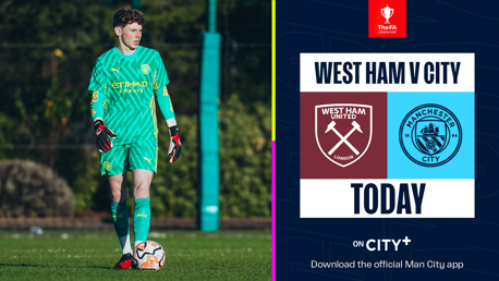 West Ham v City Under-18s: Watch FA Youth Cup tie on CITY+ today