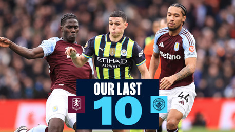 Watch: City's last 10 away goals at Aston Villa