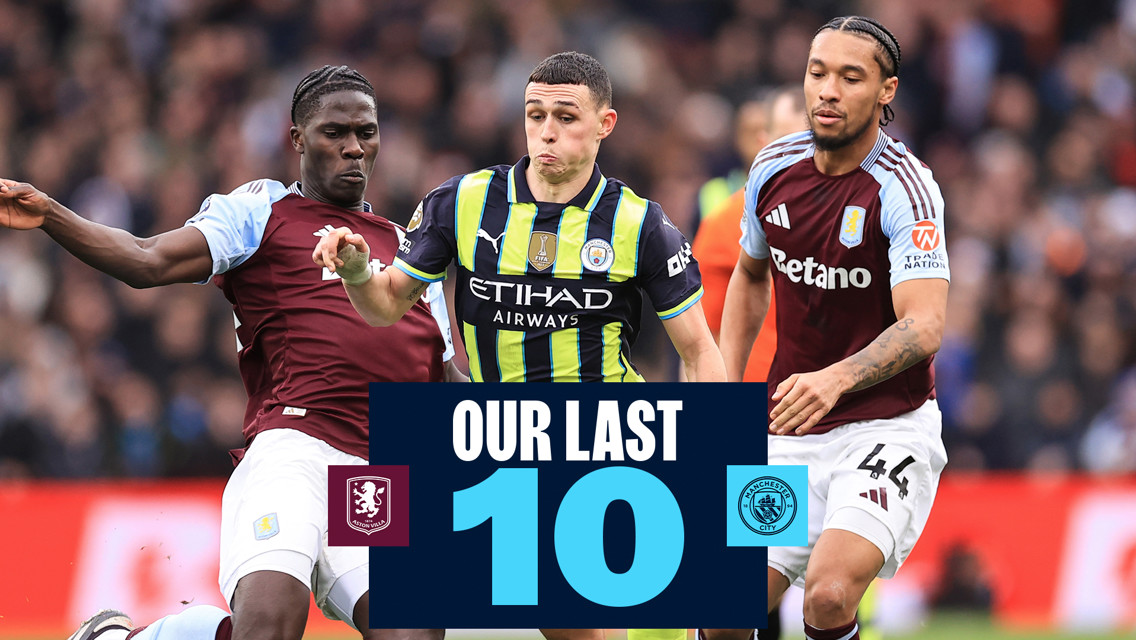 Watch: City's last 10 away goals at Aston Villa