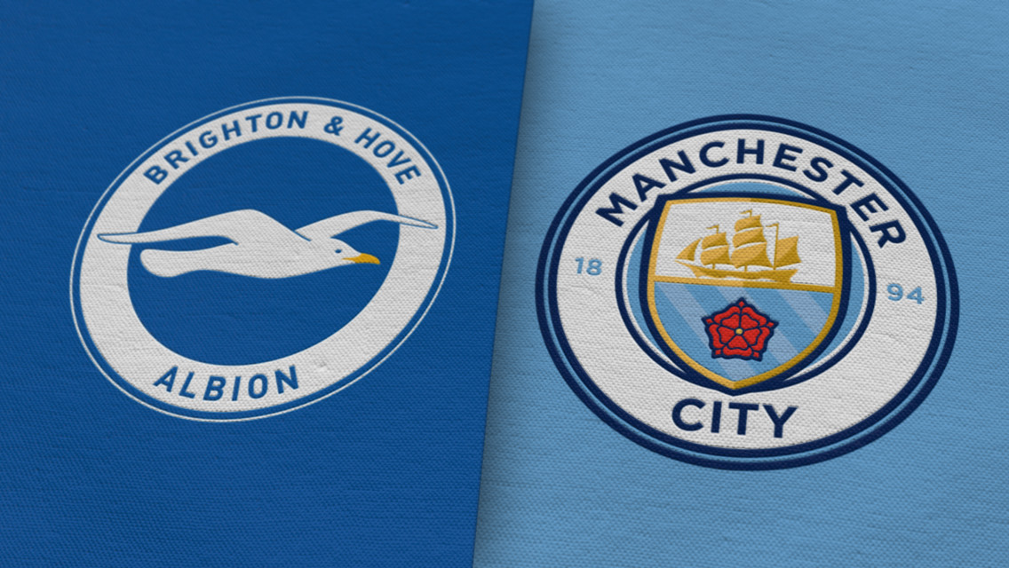 Brighton 0-6 City: Match and player stats