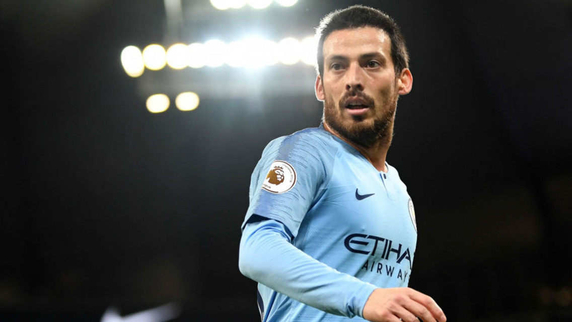 SILVA SERVICE: David is Manchester City's record Premier League appearance maker