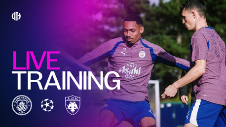 Watch: Open Training – City v AEK Athens