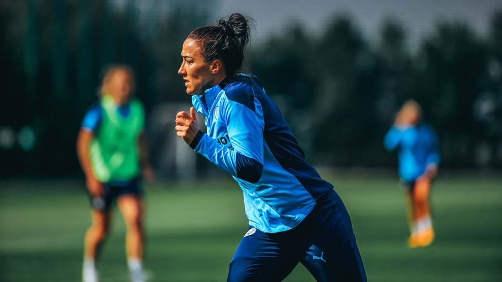 DRIVING ON: Lucy Bronze steps up the work rate