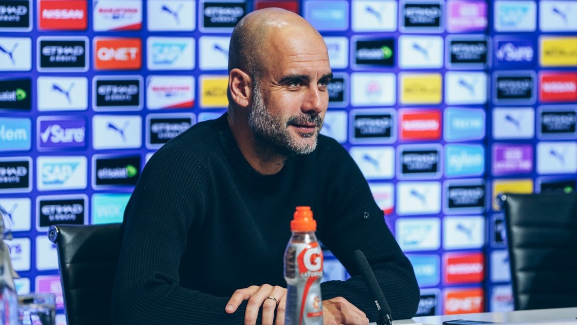La conférence de presse de Pep avant Arsenal