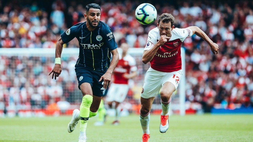DYNAMIC DEBUT : The forward flaunted his pace on his debut against Arsenal in August 2018. 