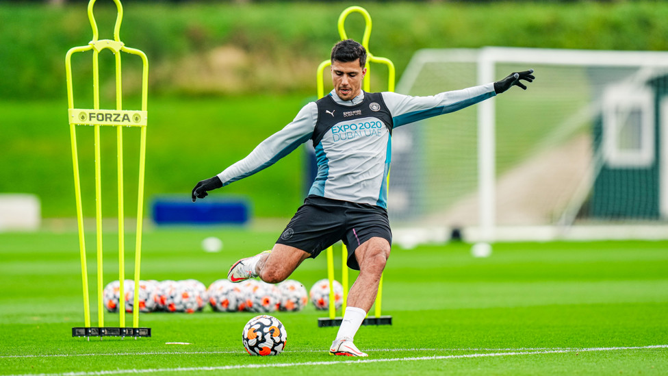 PASS MASTER: Rodrigo goes through his repertoire