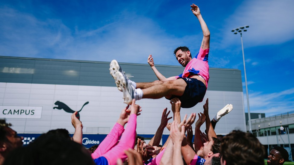 NEXT UP : Bernardo Silva is next to take to the sky!