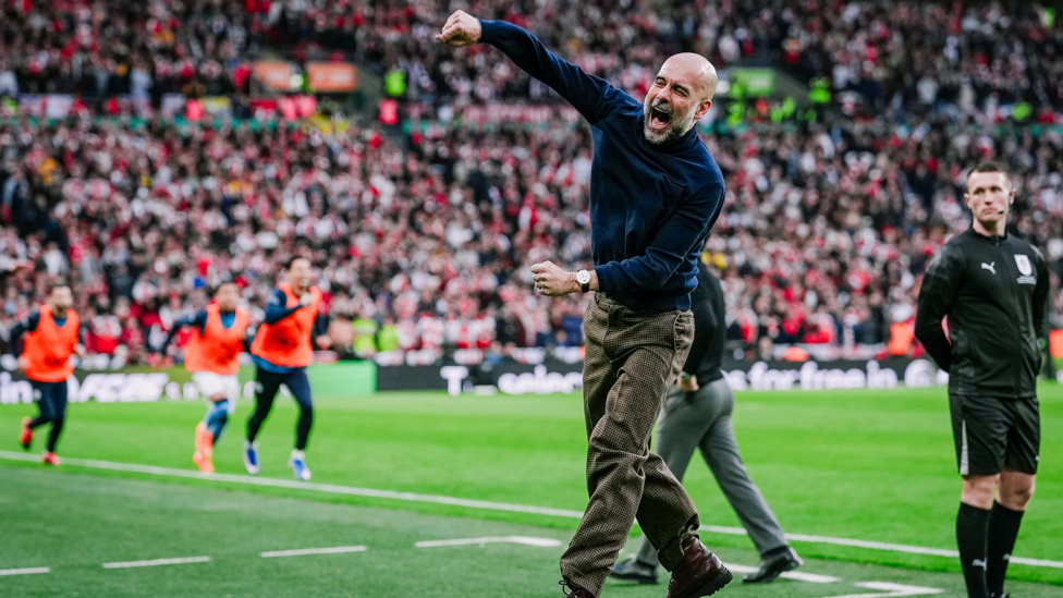 HAPPY PEP : The boss enjoyed that!