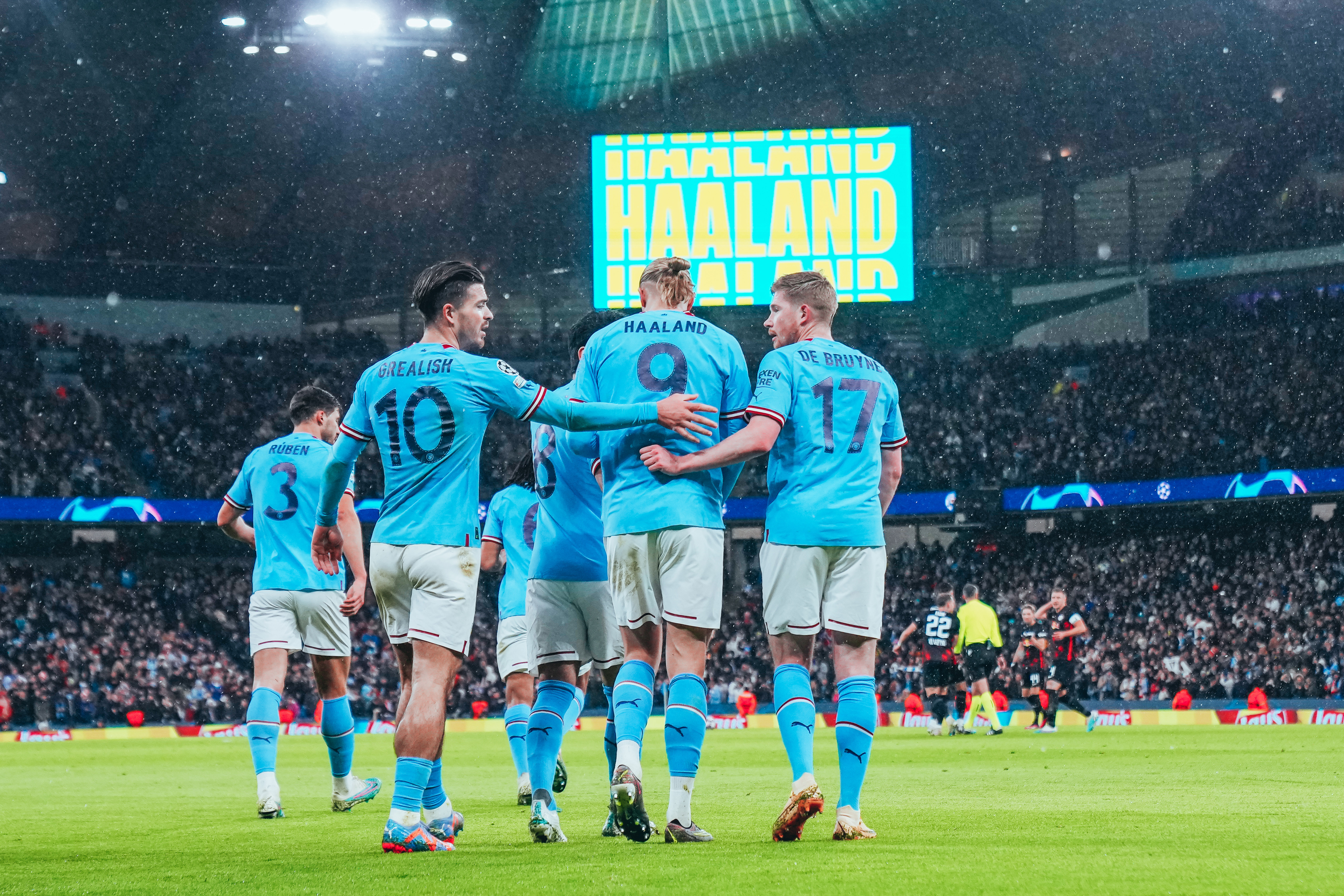 ERLING HAALAND : Partida contra o RB Leipzig teve nome e sobrenome. 