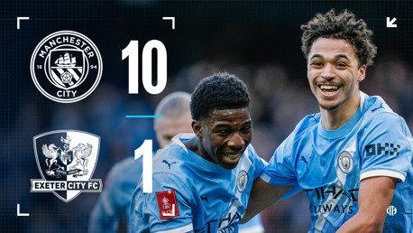 City 10 x 1 Exeter: melhores momentos 