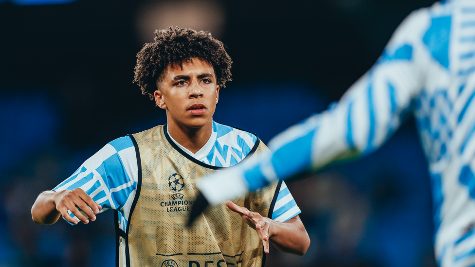 GAME FACE : Lewis fully focused ahead of his first  Champions League start.
