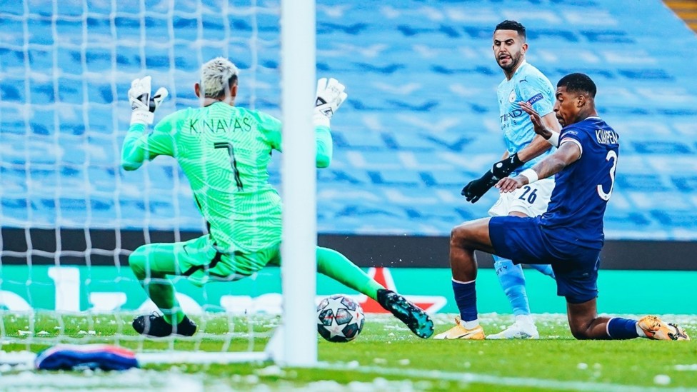 GAME CHANGER : The forward scored our first goal in our second leg semi-final clash with PSG in the Champions League in May 2021.
