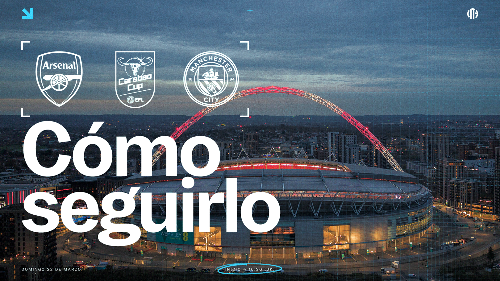 Arsenal v City: horarios y TV