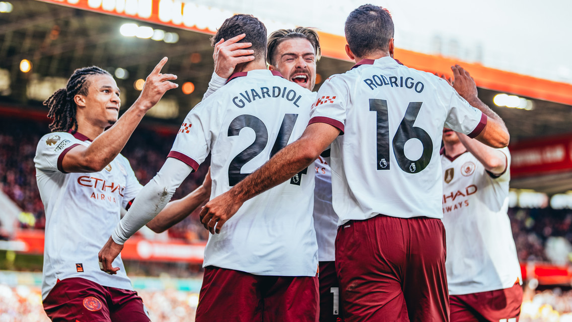 MAIN MAN: Gvardiol feels the love.