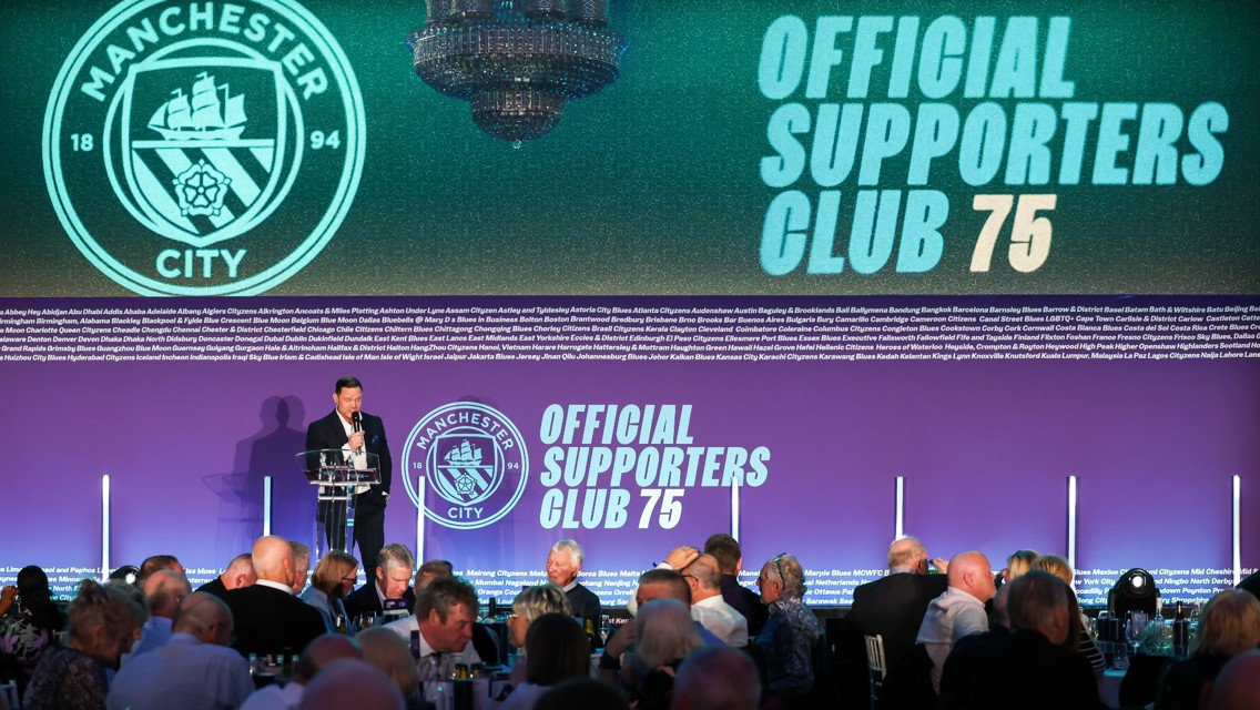 Official Supporters Club celebrate 75th anniversary at annual dinner