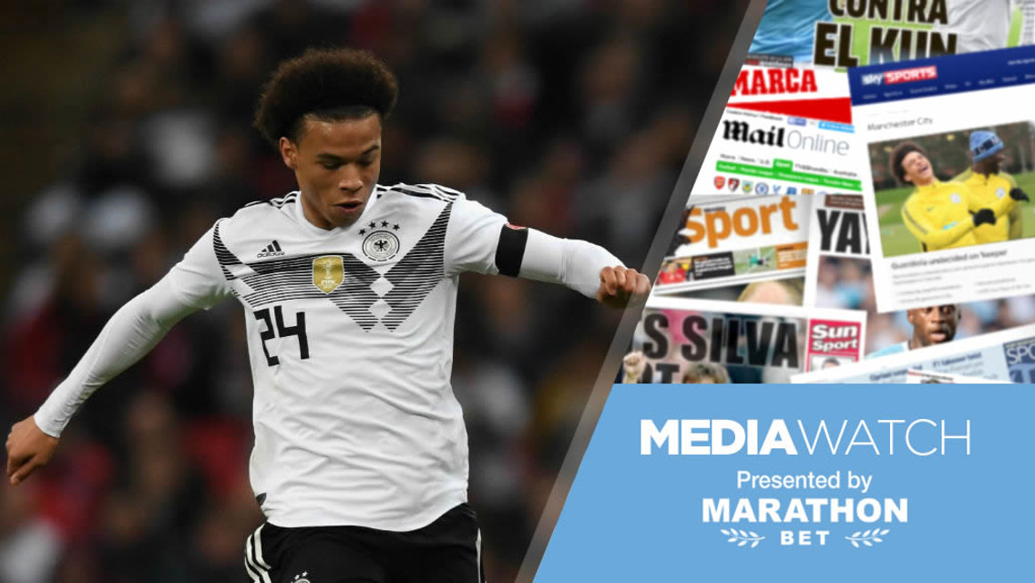 FIRST INTERNATIONAL STRIKE: Leroy Sane