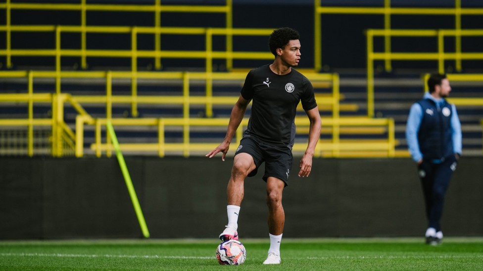 CALM AND COMPOSED : Leke Drake assesses his options. 