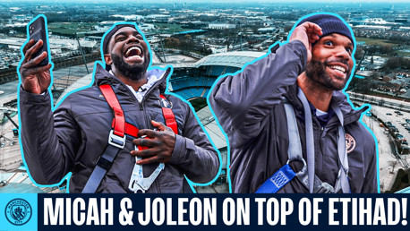 Tur Richards dan Lescott di Atap Etihad!