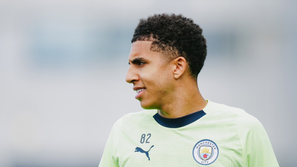 AT THE READY: Rico Lewis sizes up the next task in hand.