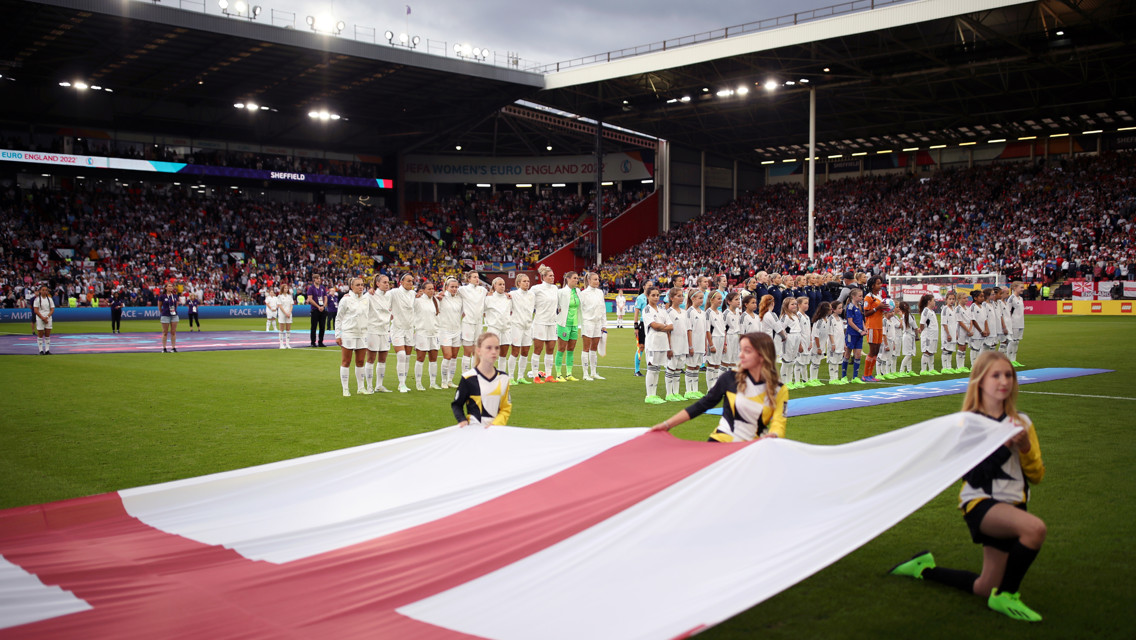 Which TV channel is the Women's Euros Final on?