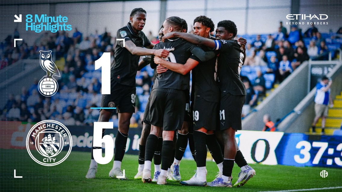 8-minute highlights: Oldham 1-5 City EDS