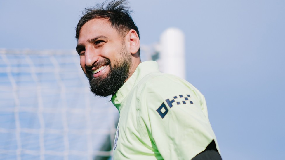 GIGIO! : Our Italian superstar takes to the grass...